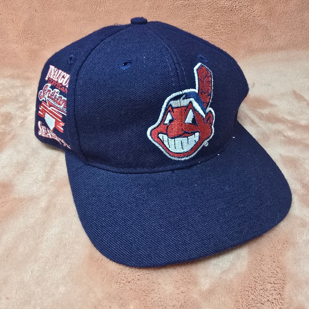 Vintage Cleveland Indians Inaugural Season 94 Limited Edition Baseball Cap logo7